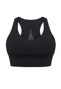 Push Up Sports Bra - Longline With Mesh Racer Back - 2 Pack