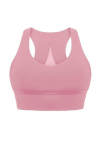 Push Up Sports Bra - Longline With Mesh Racer Back - 2 Pack