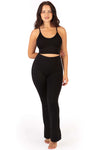 Flare Leggings | High Waisted & Pet Hair Resistant - 2 Pack