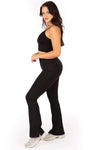 Flare Leggings | High Waisted & Pet Hair Resistant - 2 Pack