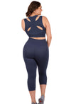 Seamless High Waist 3/4 Capri Leggings