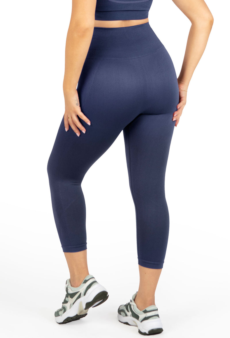 Seamless High Waist 3/4 Capri Leggings