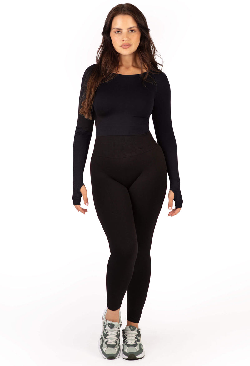 Seamless High Waist Full Length Leggings