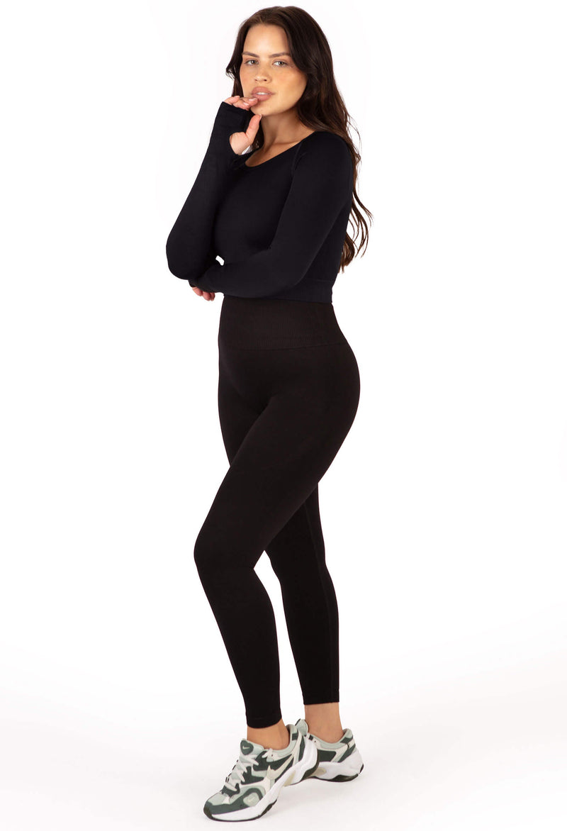 Seamless High Waist Full Length Leggings