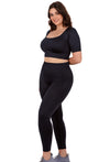 Seamless High Waist Full Length Leggings - 2 Pack