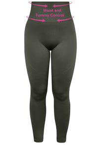 Seamless High Waist Full Length Leggings - 2 Pack