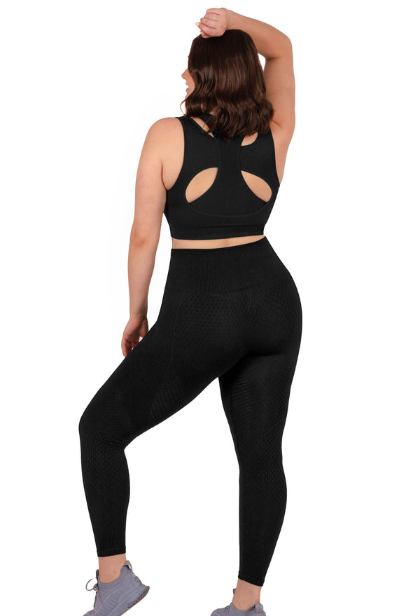 Honeycomb Contour Seamless Leggings