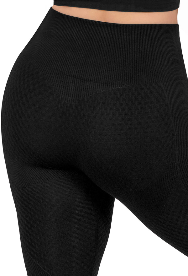 Honeycomb Contour Seamless Leggings