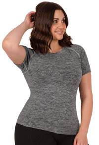 Seamless Short Sleeve Activewear Tee - 3 Pack