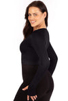 Seamless Long Sleeve Crop Top