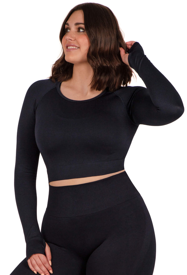 Seamless Long Sleeve Crop Top