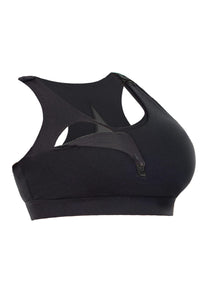 Maternity & Nursing Mesh Racer Back Sports Bra - 3 Pack Black
