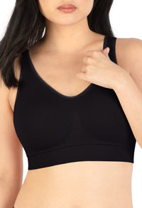 ノンワイヤー モールドカップ ブラ | 幅広ストラップ