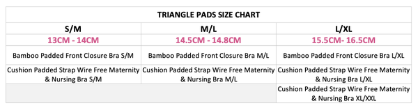 Triangle Bra Pads