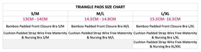 Triangle Bra Pads