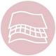 どんな服にもひびかない