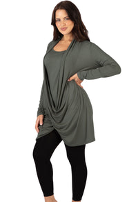 Bamboo Soft Drape Nursing Top