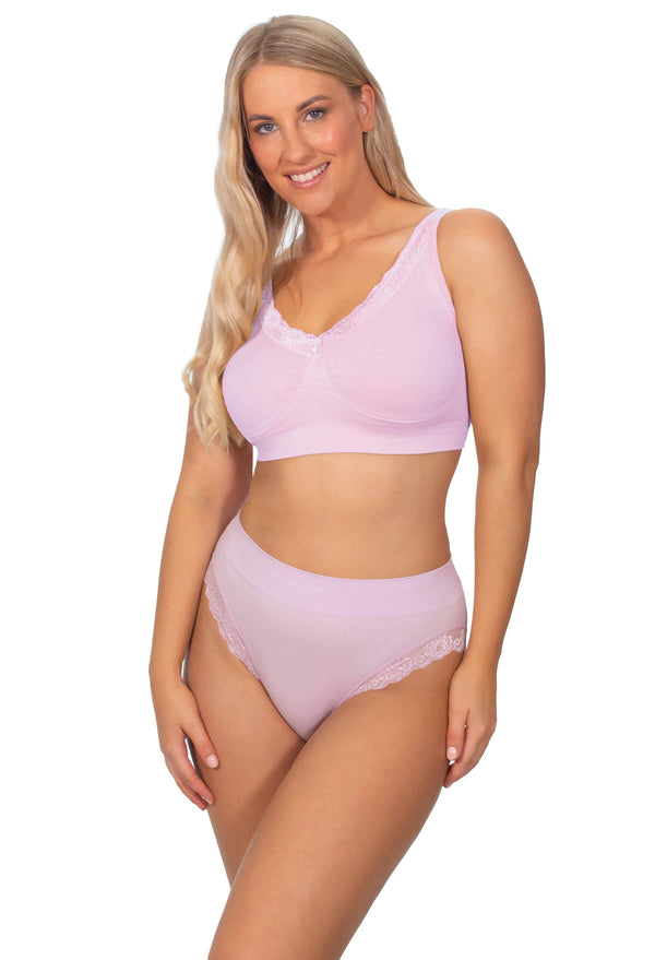 レース ハイカット ブリーフ - 3枚セット