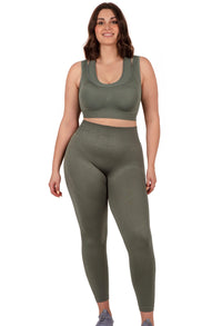 Triple-layer Support Racer & High Waist Full Length Leggings