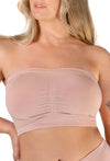 Double Support Full Bust Bamboo Padded Strapless Bra