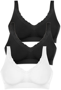 Cotton Pull On Sleep Bra Pack