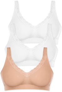 Cotton Pull On Sleep Bra Pack