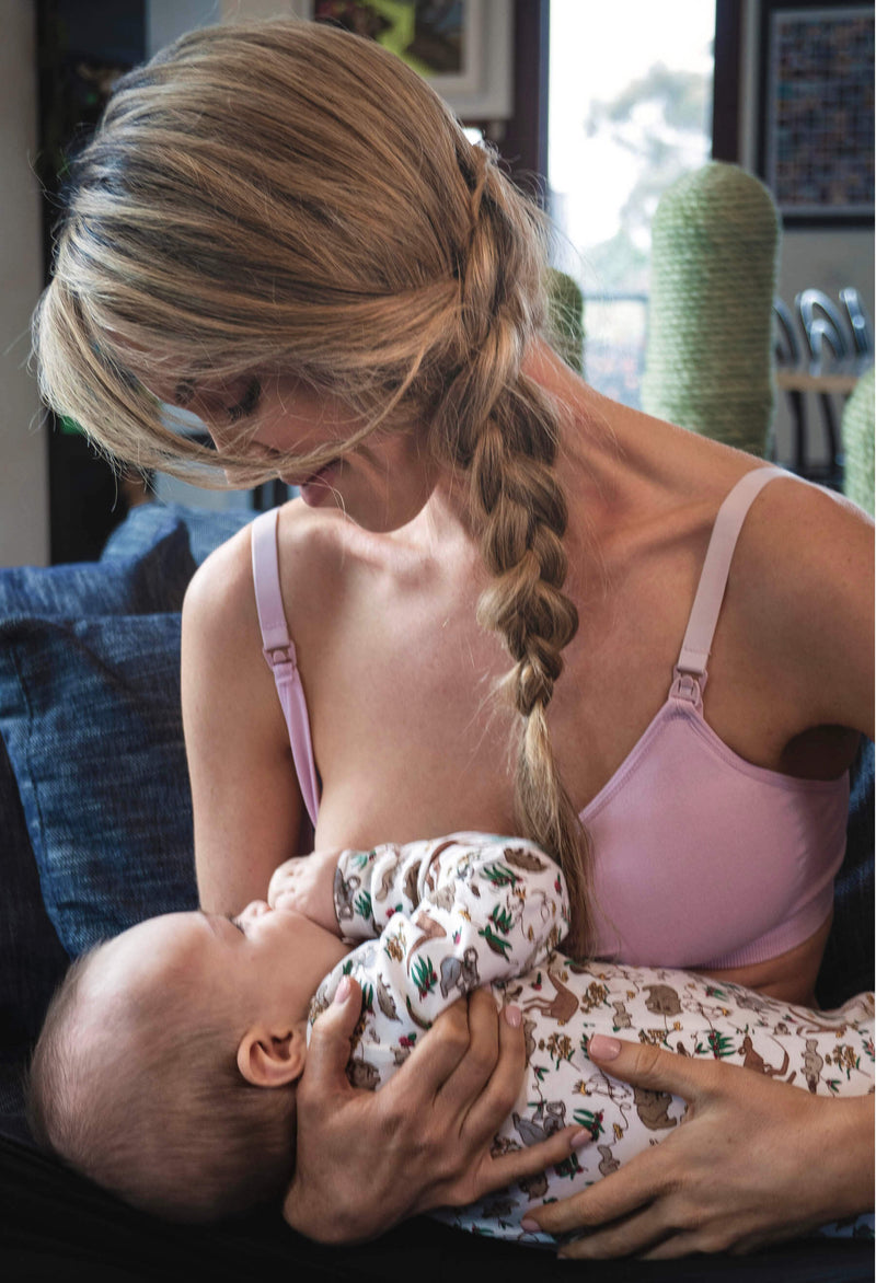 Bamboo Wire Free Maternity & Nursing Bra - Fancy 3 Pack