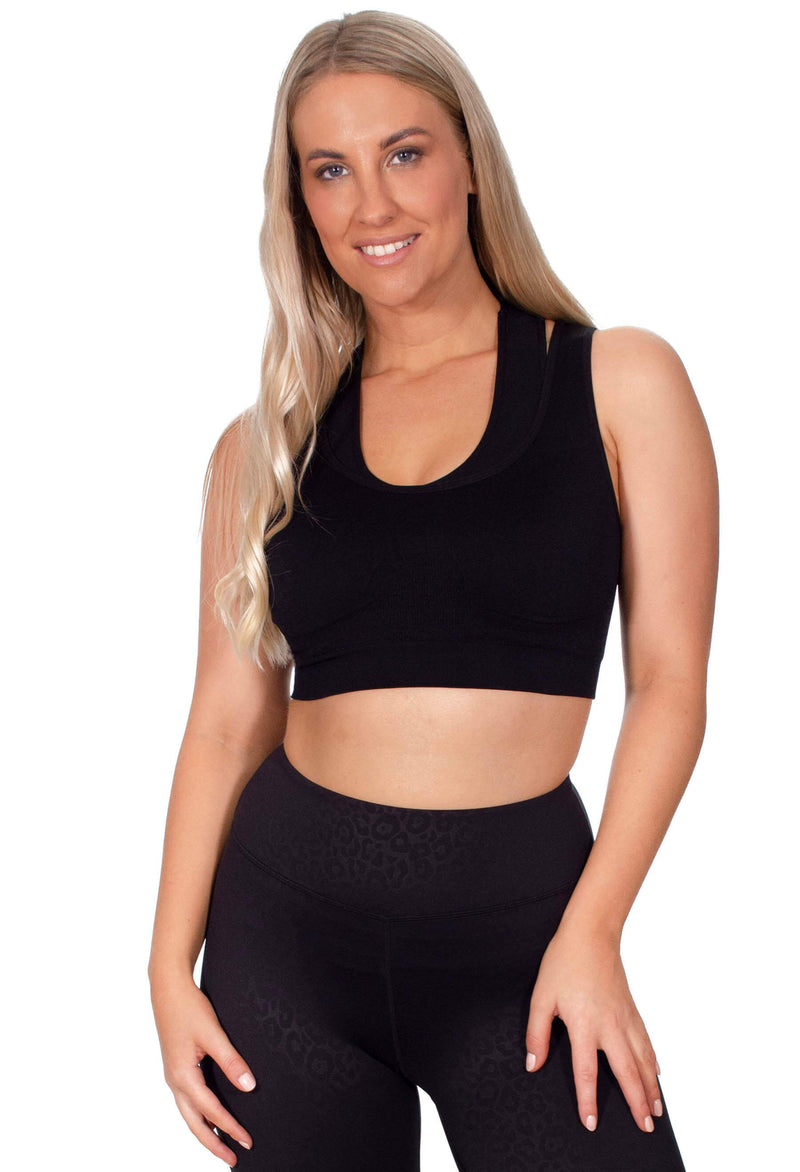 Sports Bra - Triple-layer Support Racer - FANCY 3 Pack