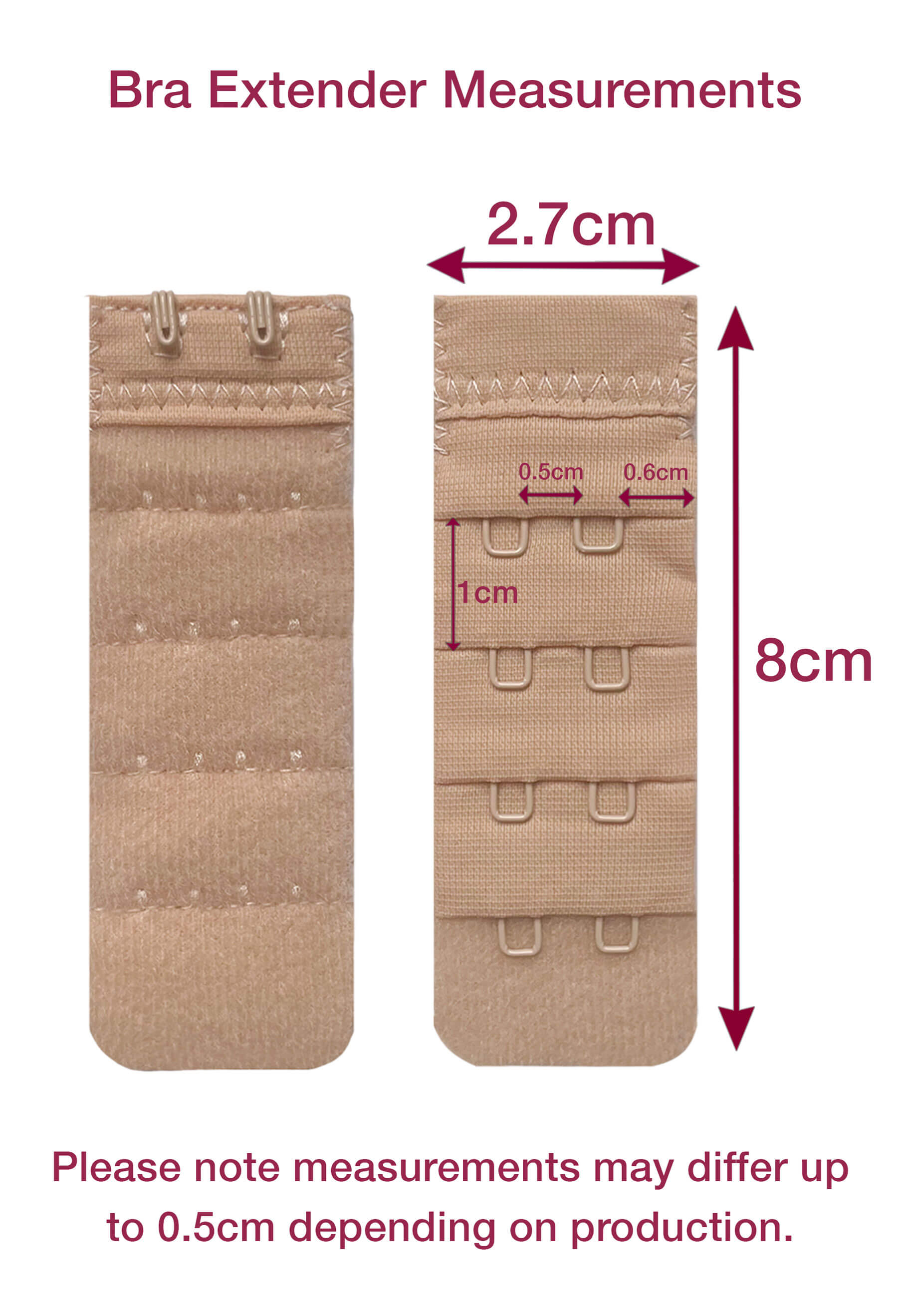 2x4 ホック ブラ エクステンダー 3個セット