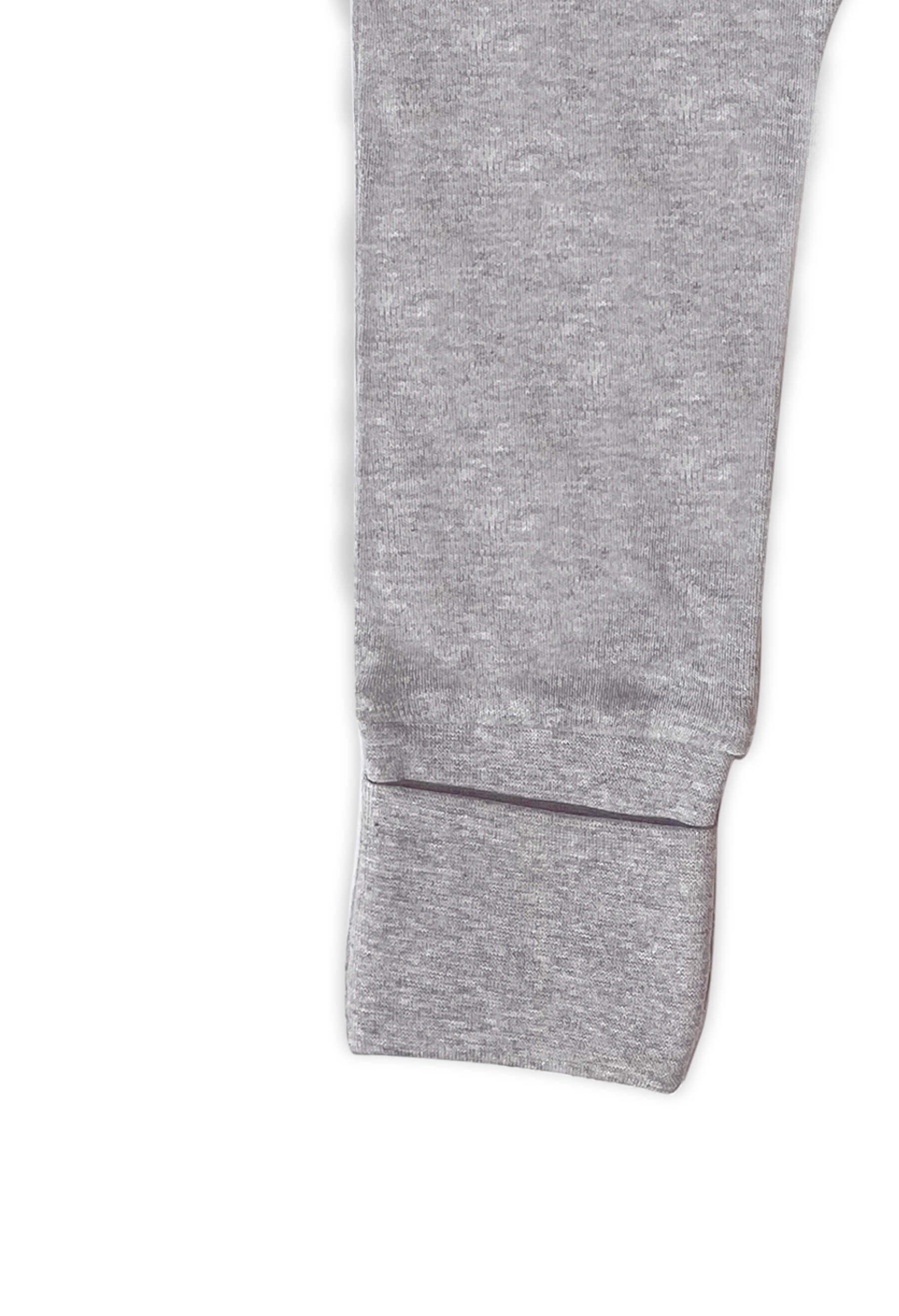 Comfy Baby Pants - 100% Organic Cotton - Grey Melange