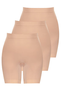 Tummy & Thigh Shaping Shorts - 3 Pack