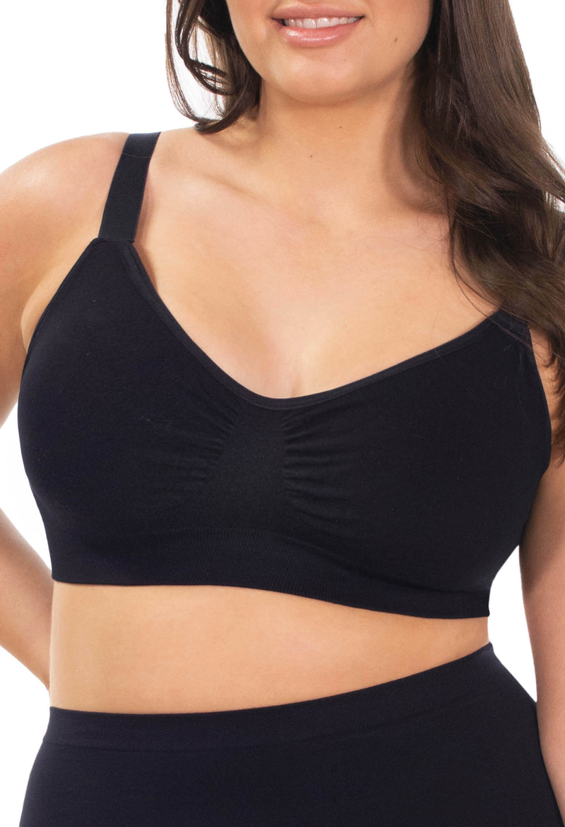 Bamboo Padded Wire Free Bra - 3 Pack - TEST