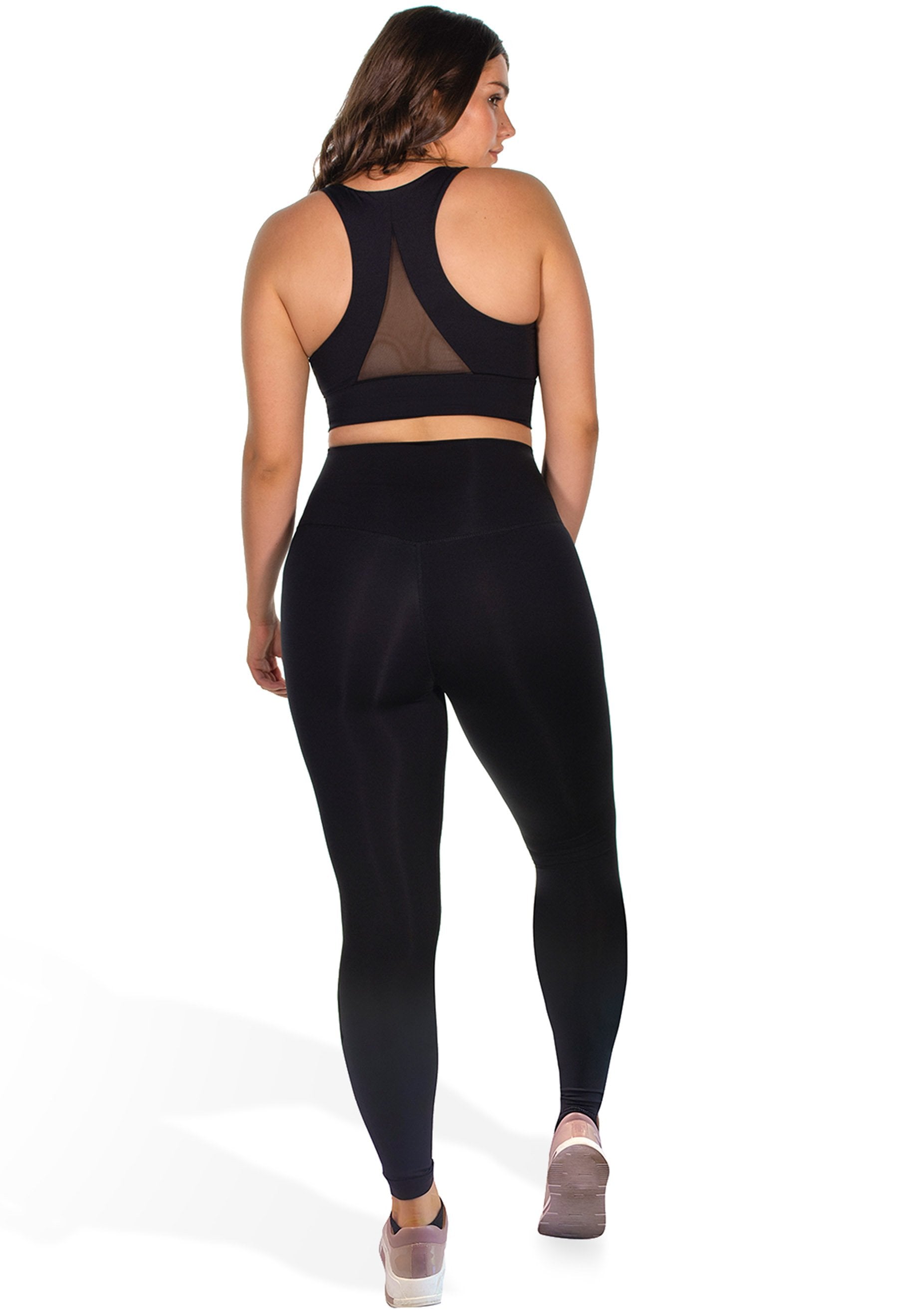 Sports bra - Long Line with a Mesh Racer Back