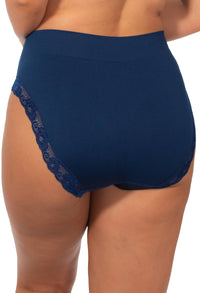 Invisible Lace Contour High Cut Brief - 7 Pack